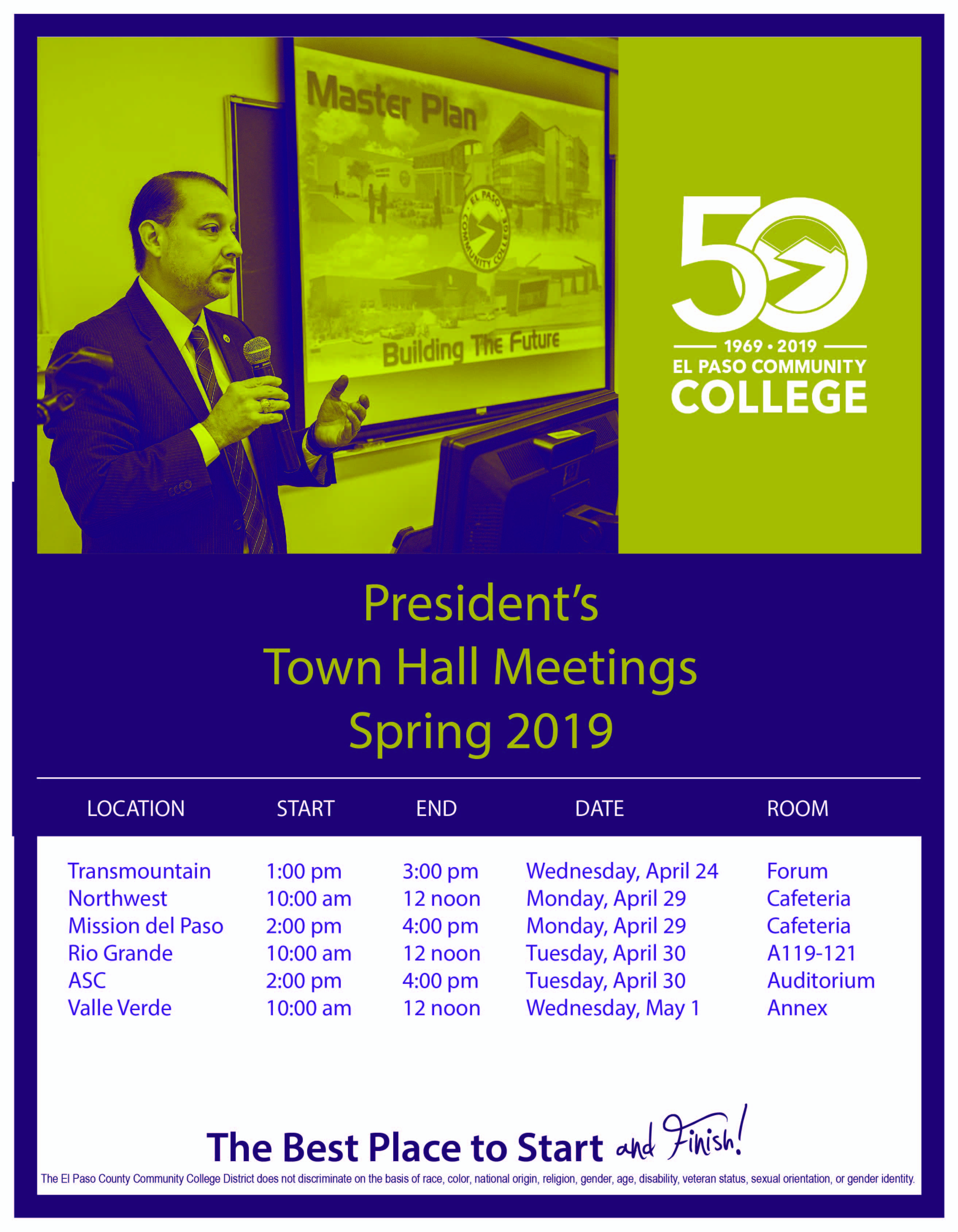 News Epcc President Holds Annual Town Halls